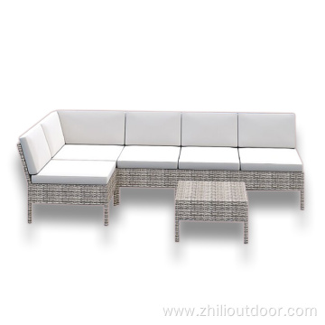 Factory Supply Rattan Outdoor Corner Sectional Sofa